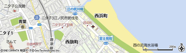 佐賀県唐津市西浜町周辺の地図