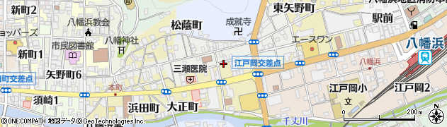 八幡浜新聞社周辺の地図