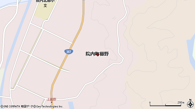 〒872-0312 大分県宇佐市院内町櫛野の地図