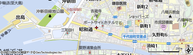 愛媛県八幡浜市昭和通周辺の地図