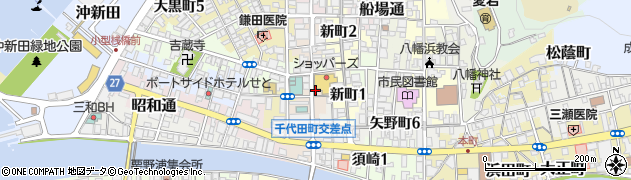 愛媛県八幡浜市千代田町周辺の地図
