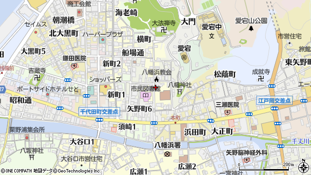 〒796-0066 愛媛県八幡浜市本町の地図