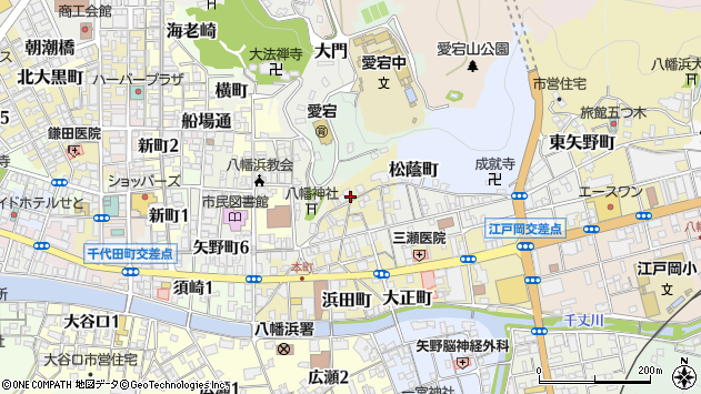 〒796-0028 愛媛県八幡浜市清水町の地図