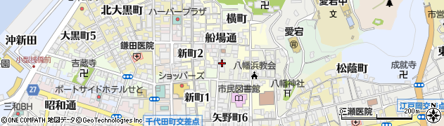 愛媛県八幡浜市浜之町周辺の地図