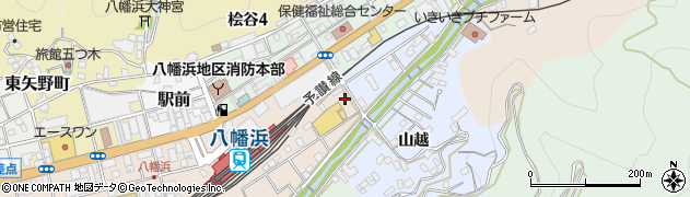 ＤＣＭ八幡浜店駐車場周辺の地図