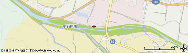 福岡県朝倉市出町1412周辺の地図