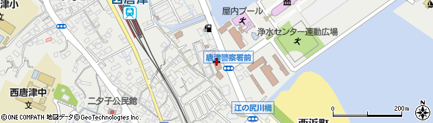 唐津市消防本部　救急医療情報周辺の地図