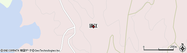 和歌山県東牟婁郡串本町須江周辺の地図
