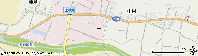 福岡県朝倉市出町1374周辺の地図