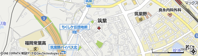 福岡県筑紫野市筑紫720周辺の地図
