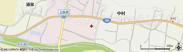 福岡県朝倉市出町1373周辺の地図