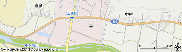 福岡県朝倉市出町1376周辺の地図