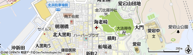 新町駐車場周辺の地図
