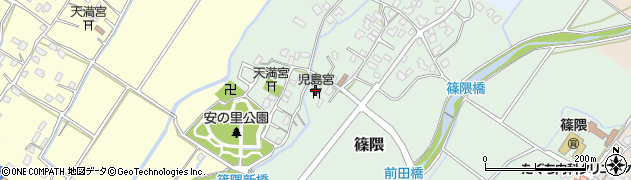 児島宮周辺の地図