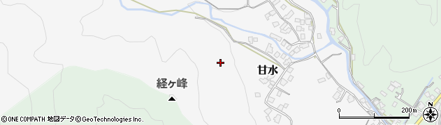 福岡県朝倉市甘水1043周辺の地図