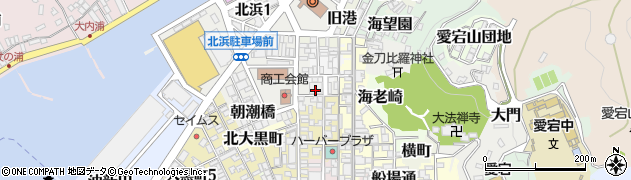 愛媛県八幡浜市戎町周辺の地図