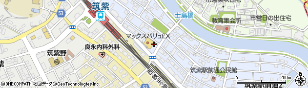 ハッピーサン筑紫駅前店周辺の地図