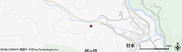 福岡県朝倉市甘水1001周辺の地図