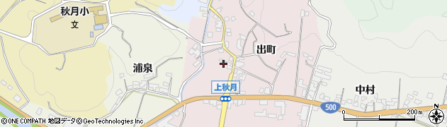 福岡県朝倉市出町1589周辺の地図