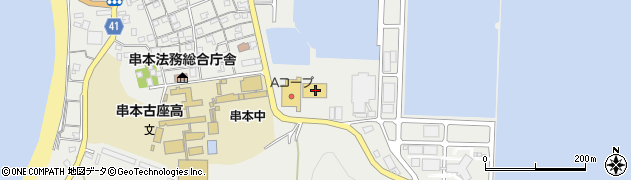 コメリハード＆グリーン串本店周辺の地図