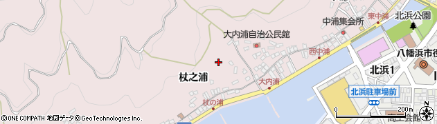 愛媛県八幡浜市向灘（大内浦）周辺の地図