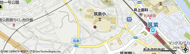 福岡県筑紫野市筑紫493周辺の地図