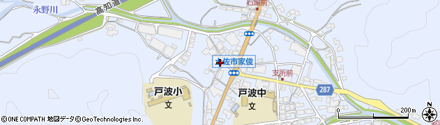 戸波郵便局周辺の地図