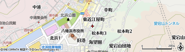 愛媛県八幡浜市東近江屋町周辺の地図