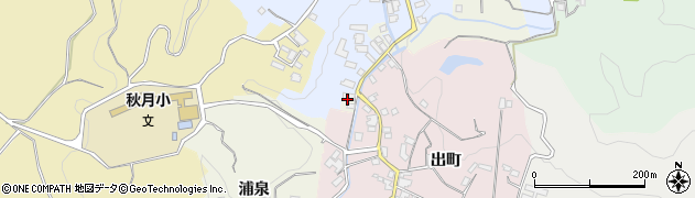 福岡県朝倉市秋月119周辺の地図