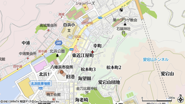 〒796-0051 愛媛県八幡浜市幸町の地図