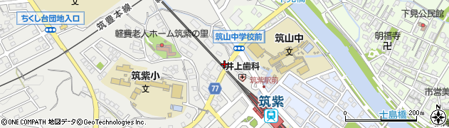 福岡県筑紫野市筑紫27周辺の地図