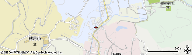 福岡県朝倉市秋月109周辺の地図