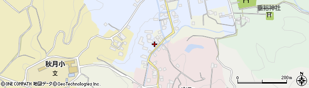 福岡県朝倉市秋月112周辺の地図