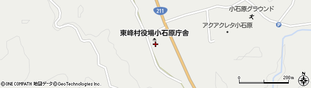 東峰村立診療所周辺の地図
