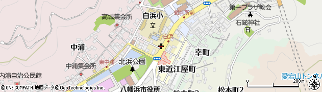 愛媛県八幡浜市白浜通周辺の地図