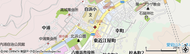 愛媛県八幡浜市白浜通周辺の地図