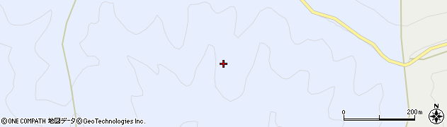 四国カルスト周辺の地図