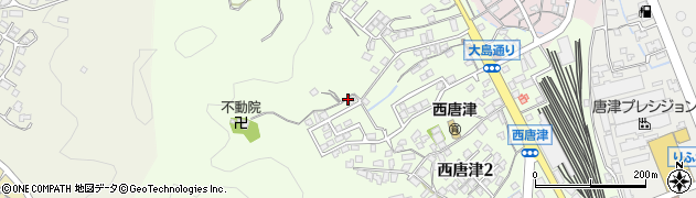 佐賀県唐津市西唐津周辺の地図