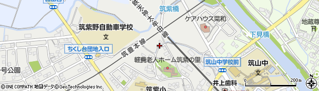 福岡県筑紫野市筑紫92周辺の地図