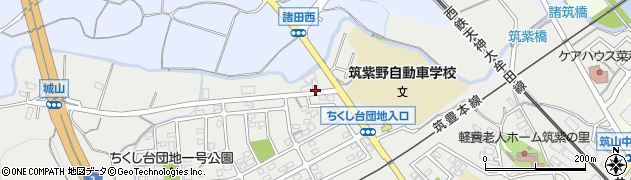 福岡県筑紫野市筑紫129周辺の地図