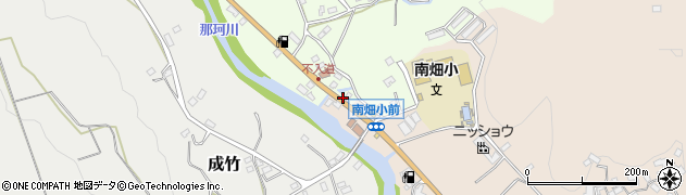 福岡県那珂川市不入道1周辺の地図
