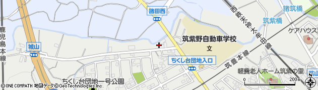 福岡県筑紫野市筑紫167周辺の地図