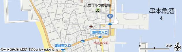 和歌山県東牟婁郡串本町串本1361周辺の地図