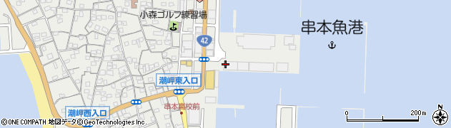 北嶋恵信魚市場専用周辺の地図