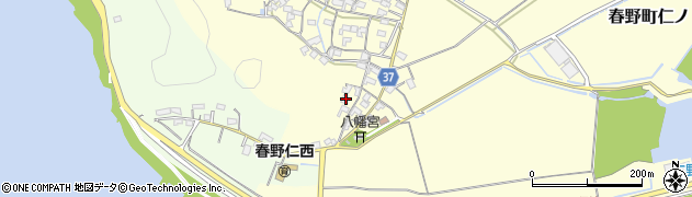高知県高知市春野町仁ノ3402周辺の地図