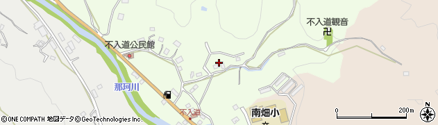 福岡県那珂川市不入道251周辺の地図