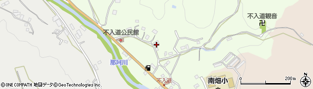 福岡県那珂川市不入道326周辺の地図