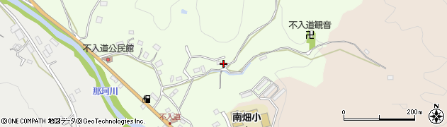 福岡県那珂川市不入道232周辺の地図