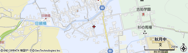 福岡県朝倉市秋月235周辺の地図