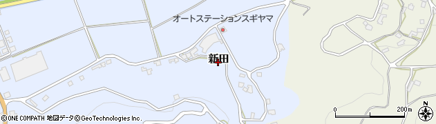 佐賀県玄海町（東松浦郡）新田周辺の地図